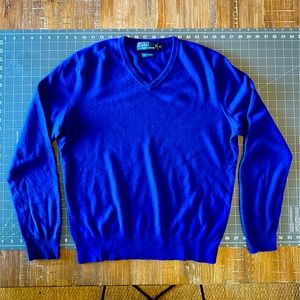 Ralph Lauren 100% Cashmere V Neck Sweater